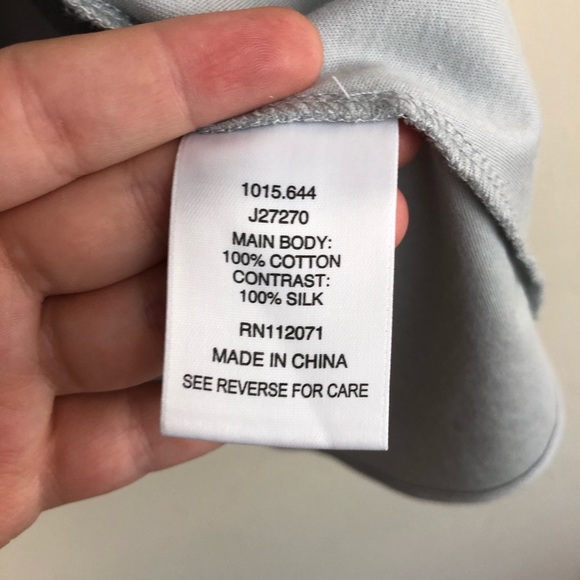 Jigsaw Silver Grey Silk Front Sleeveless Top - Picture 7 of 8